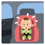 【生後０ヵ月～３歳】チャイルドシートで火傷！？車内の温度で熱くなってませんか？乗せる前に要注意！
