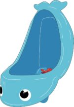 【1 歳~3 歳】クジラの形をした便器がかわいい！男の子が喜ぶトイレトレーニング♪